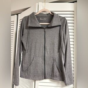Under Armour Heathered Gray Full-Zip Jacket
